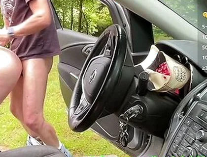 Another Enjoyable Car Session Filmed During The Day With A Natural Amateur Vibe. The Relaxed Setting And Genuine Connection Create A Memorable Experie