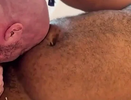 Two Muscle Bears Sucking and Eating Each Other's Asses