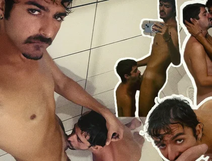 My Straight Friend and I Lose Control in the Shower…