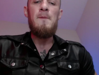 Leather Master, Saliva(spitting) and Biceps