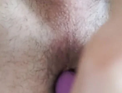 Playing with My Hole and Cumming with the Vibrator