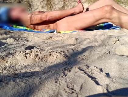 Masturbation on the Beach