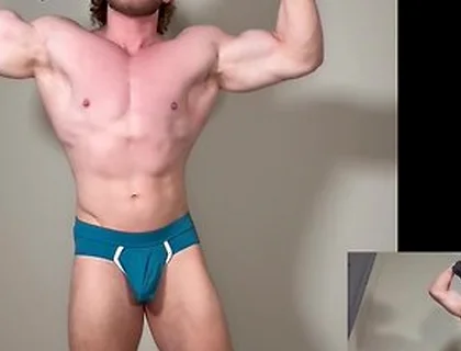 Muscle Domination Slaps Around A Good Boy