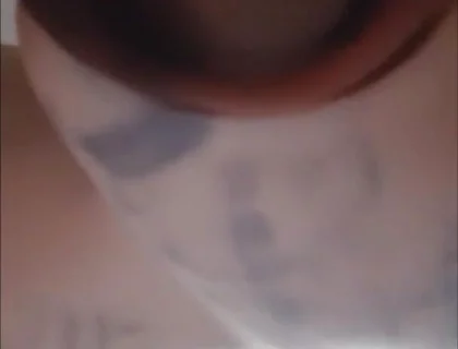Cummed through her mouth