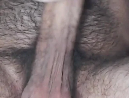 20 Centimeter Penis, Ejaculating Big Load, Amateur Argentinian