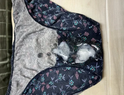 Step Stepsister Panties Jerked off Three Times Onto the Underwear
