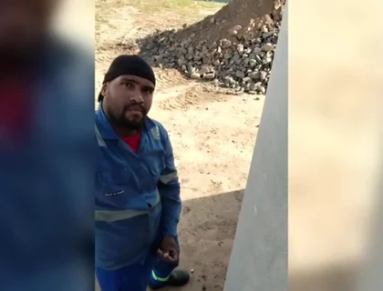 Before Heading Home, the Worker Gets a Quickie at the Construction Site.