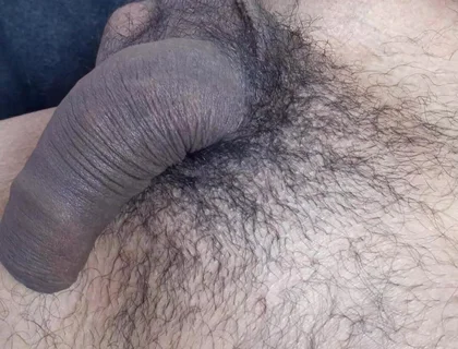 Soft Black Cock Close up