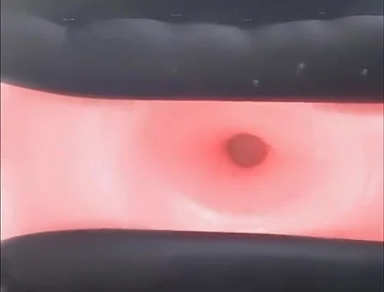 Exercise donut ball pumped