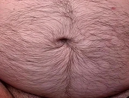 Hairy Bear Ass Spread, Spit, Precum and Sperm