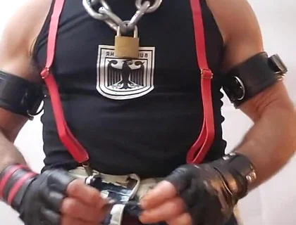 Pipe Stepdad Pumping Balls and Cock in a Monstertube
