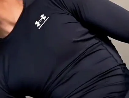 Leo Latte in Nike Jockstrap - Big Bulge Tease & Full Jerk off