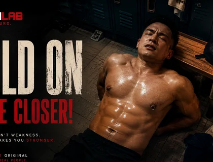 Hold on! Come Closer! Asia Twink Get a Nice Handjoib in the Locker Room!