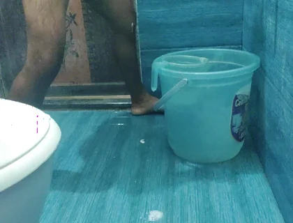 Inside the Bathroom, Amit Remembered His stepsister and Fucked Her in Her Small Hole.
