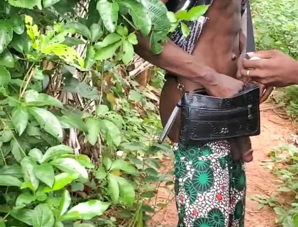 Outdoor Sucking and Wanking