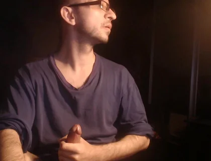 Boy Is Horny and Jerking Big Cock