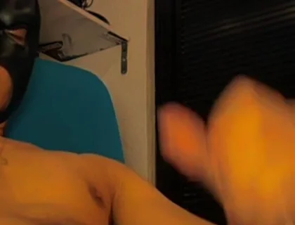 Masturbating in the Room of a Well-endowed, Horny Guy
