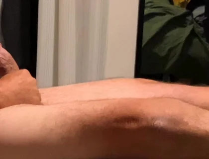 Straight up Precum Edging Cumshot Stroke