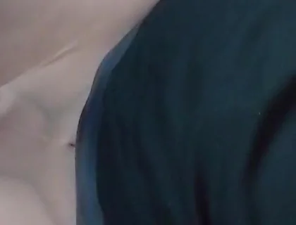 Small Penis in Light Pantyhose While Driving a Car