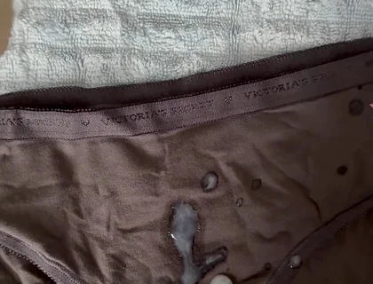 Cum on Wife’s Panties 20