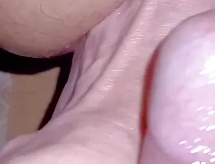 Playing with His Open Ass