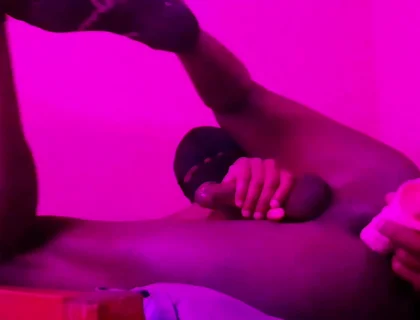 Fucking My Ass and Stroking My Hard Cock