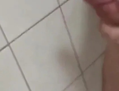 Sneaky German Cuming in Shower at Friends House