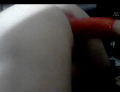 Thrusting Dildo Deep in My Ass