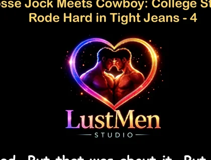 English Audio Gay Sex Story - Lacrosse Jock Meets Cowboy College Stud Gets Rode Hard in Tight Jeans - Part 4