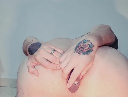 Fist Fuck, Hollow Plug and Huge Dildo
