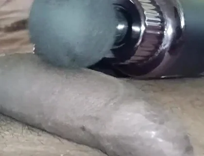 Solo Masterbating with BDSM Toy