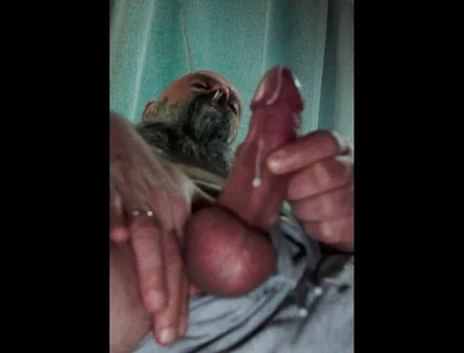 Big Uncut Cock Close up