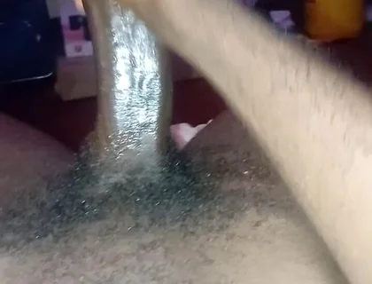Stroking My Big Monster Cock