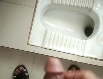 I Put Soap on My Hands and Went to the Office Bathroom to Wash My Hands.