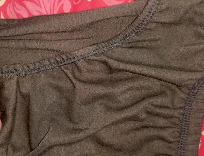 I cum on my Aunty Sangeeta's black panties.