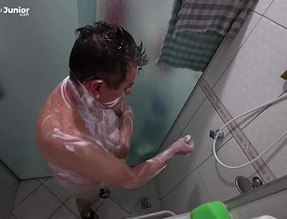 Stepdaddy Taking a Shower