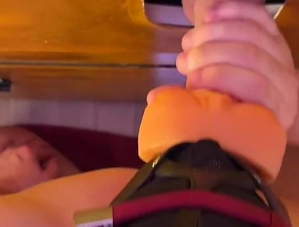Straight Young Boy with Big Cock at Gloryhole