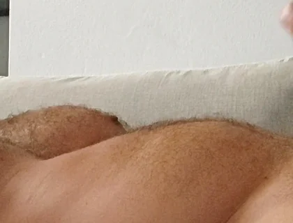 Daddy Wanking on Couch