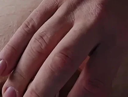 Chubby White Daddy Tries Vibrating Dildo