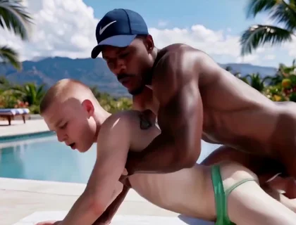 Bbc fuck by pool ai generated