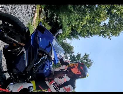 On My Sport Bike
