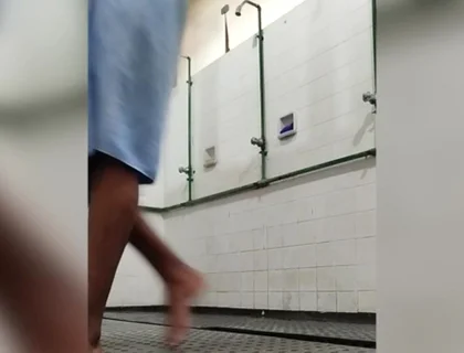 Taking a Shower at the Club