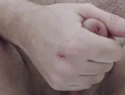 Slow Motion Piss and Cum, Along with My Hairy Balls