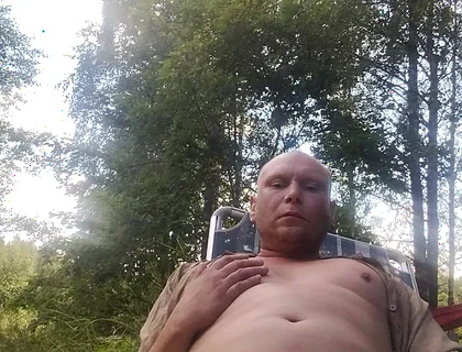 Risky Outdoor Masturbation.