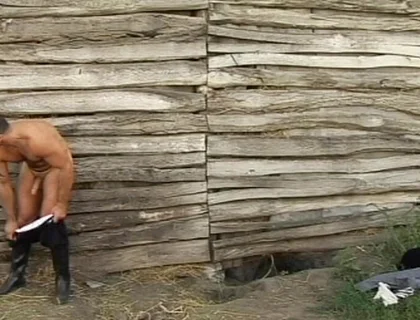 Two Young Muscle Studs Drill a Hung Jock Anal in a Steamy Threesome and Blast Thick Cumshots