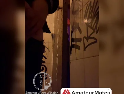 Watched While Pissing in the Toilets of a Bar...