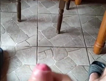 Male Masturbating Home Alone