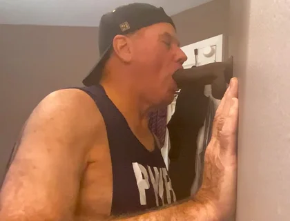 Homemade Glory Hole with Bikeman