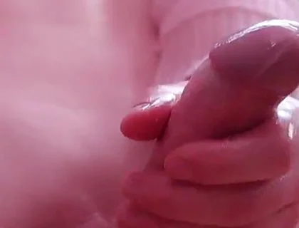 Femboy Riding Cowgirl and Leaking Precum