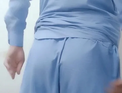 Pakistani Desi Shalwar Kamees Boy Show His Beautiful Ass